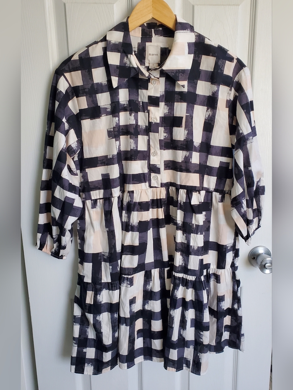 NWT Anthropologie Maeve Bettina Tiered Mini Skirt Sz S